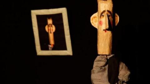Bisho, a puppet representation of the tyrant. Source: The group's Facebook page.